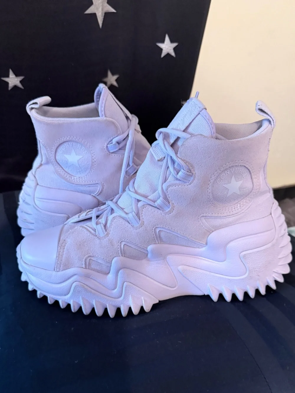 Converse Run Star Motion High Top Sneakers - Lilac - Picture 1 of 7